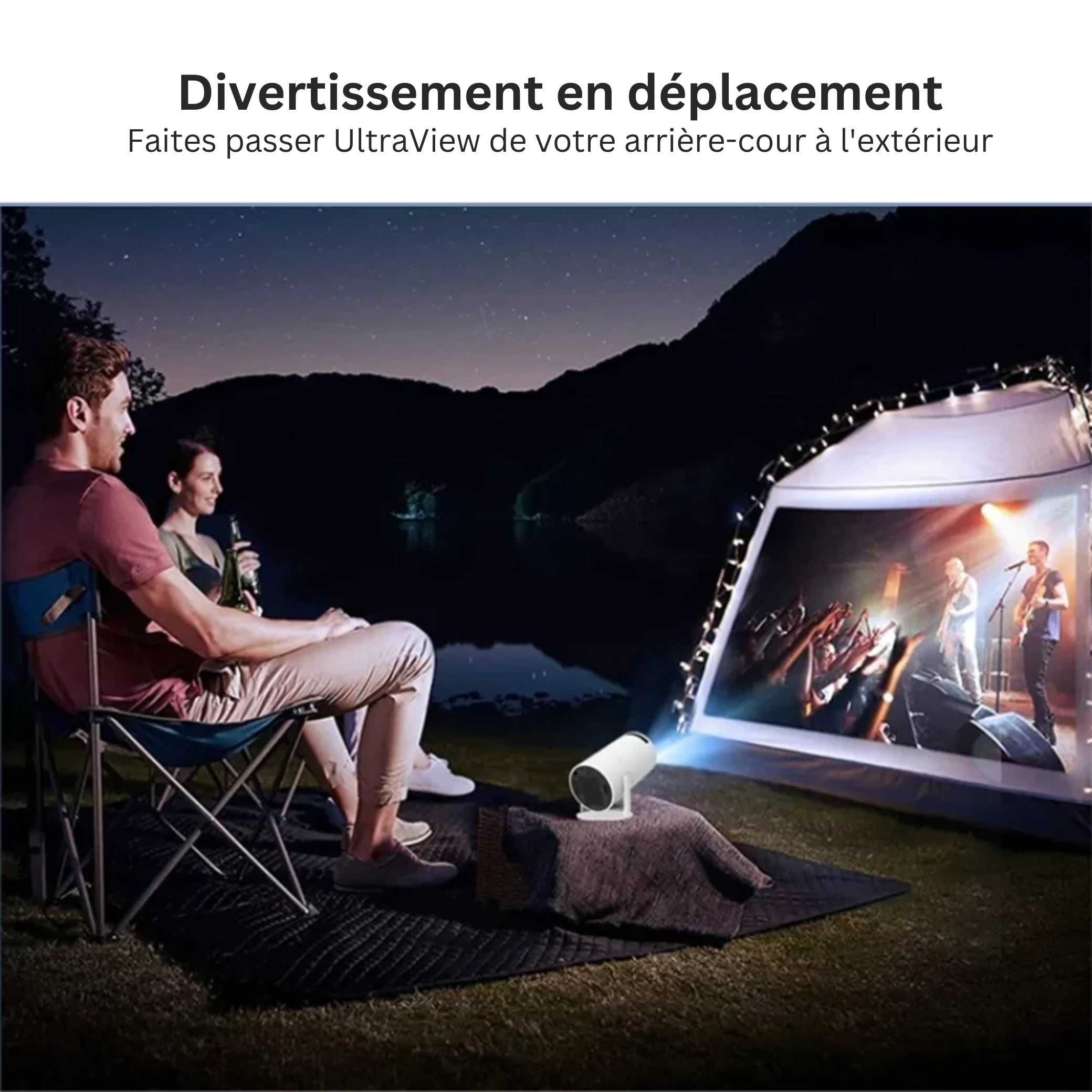 UltraView Projector - Le cinéma chez vous