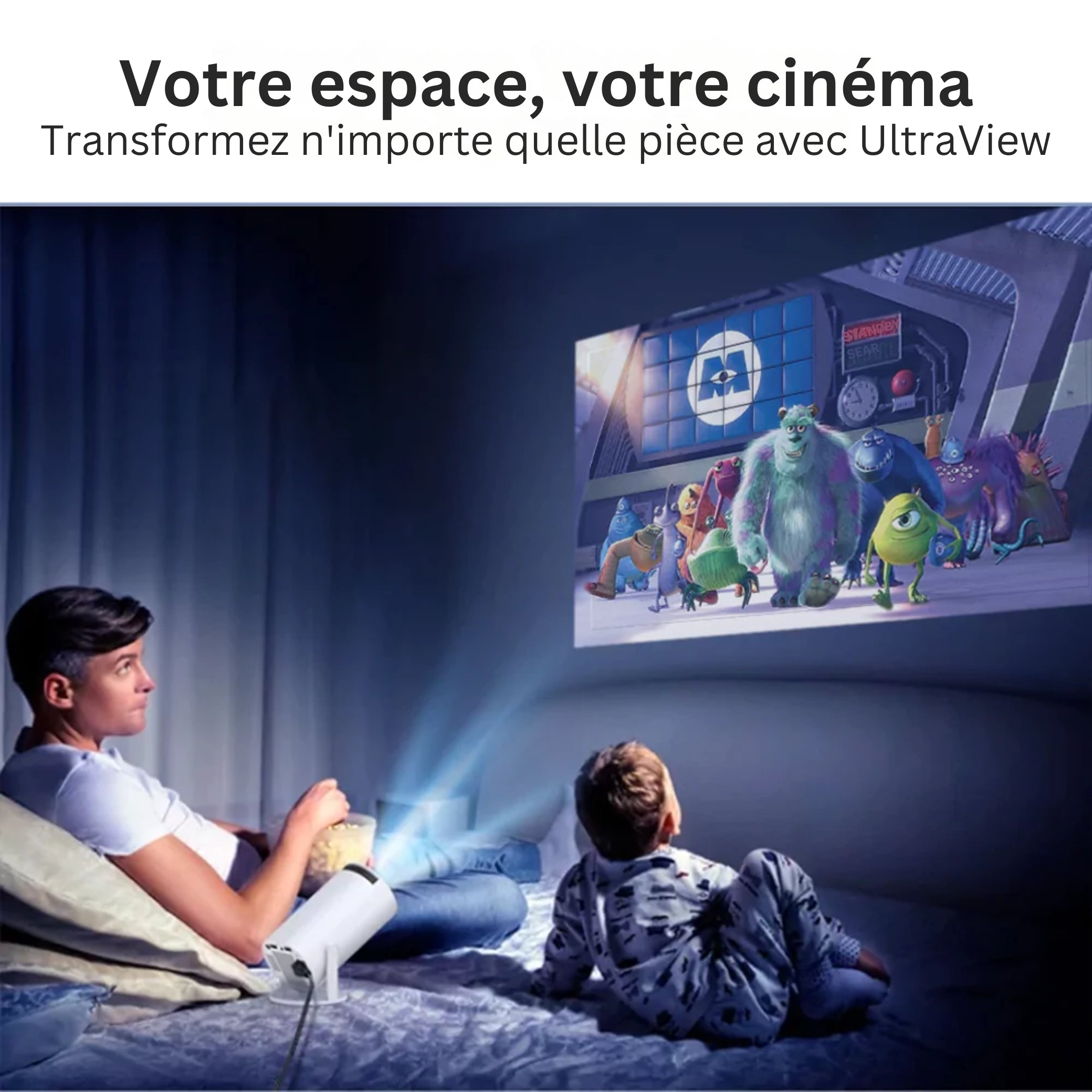 UltraView Projector - Le cinéma chez vous