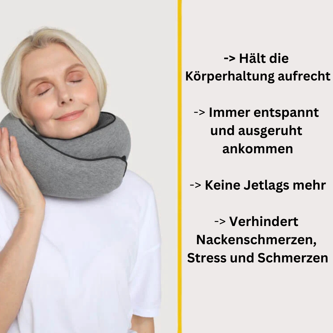 The PillowBuddy™ - Bequemes Kopfkissen für die Reise