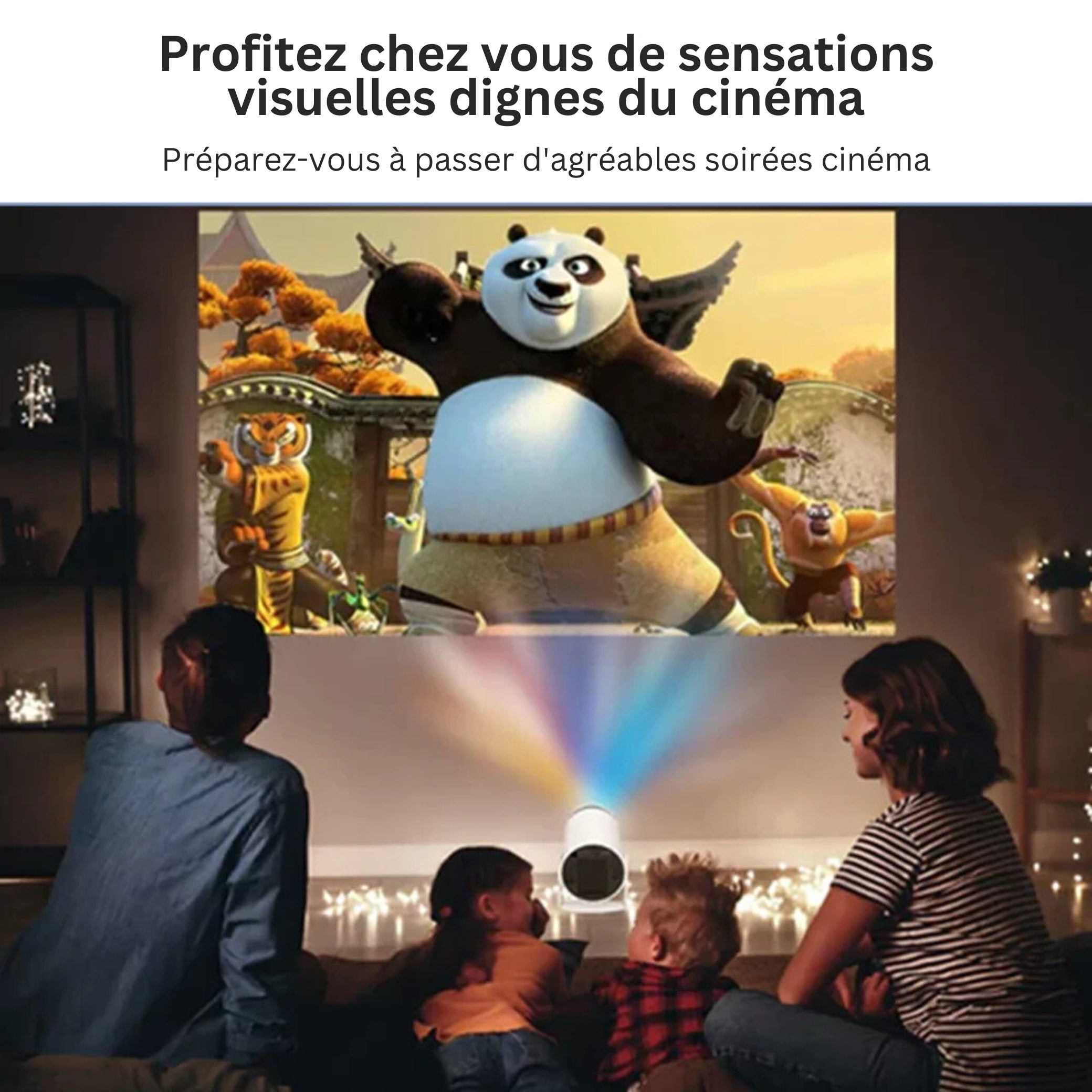 UltraView Projector - Le cinéma chez vous