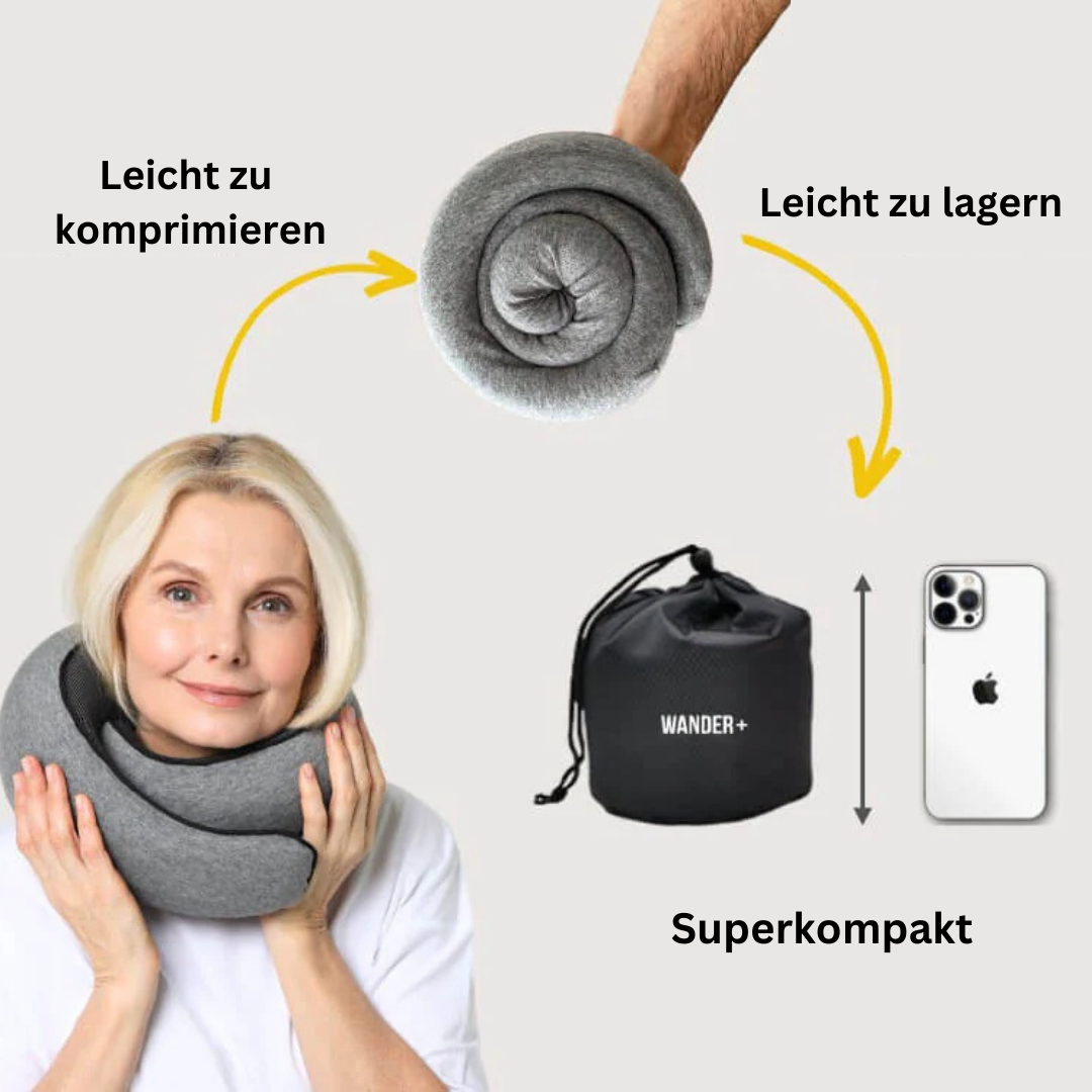 The PillowBuddy™ - Bequemes Kopfkissen für die Reise